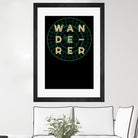 Wanderer by Magdalena Mikos on GIANT ART - white typography