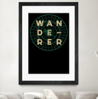 Wanderer by Magdalena Mikos on GIANT ART - white typography