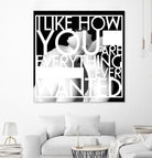 You Are Everything by Aimer Heinz on GIANT ART - black typography