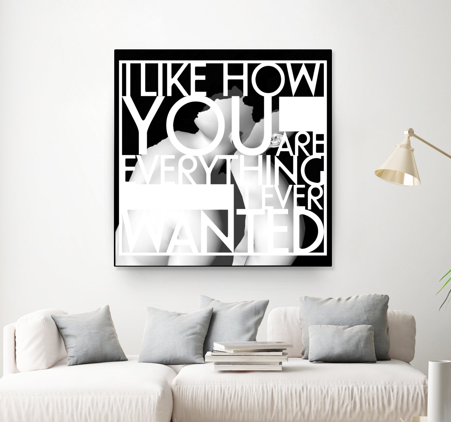 You Are Everything by Aimer Heinz on GIANT ART - black typography