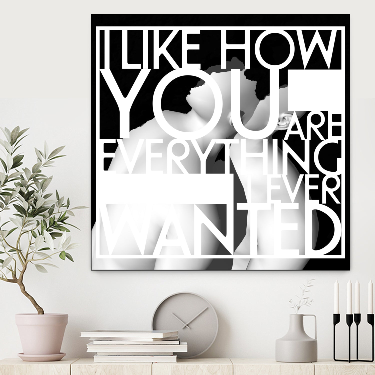 You Are Everything by Aimer Heinz on GIANT ART - black typography