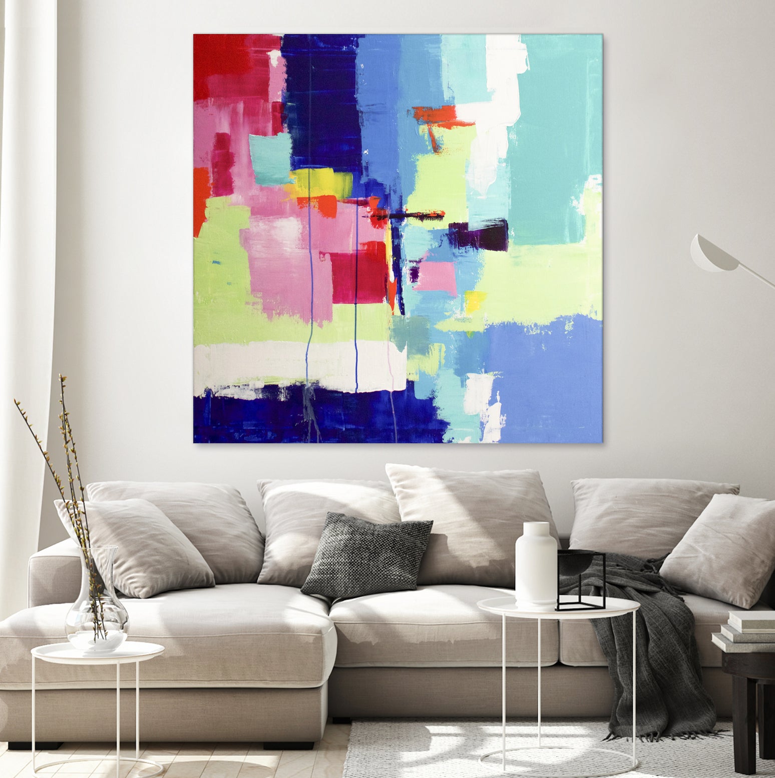 The Colors Life II by Fran Rosado on GIANT ART - white mixed media