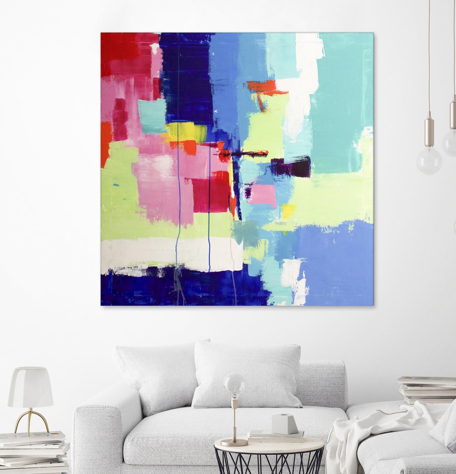 The Colors Life II by Fran Rosado on GIANT ART - white mixed media