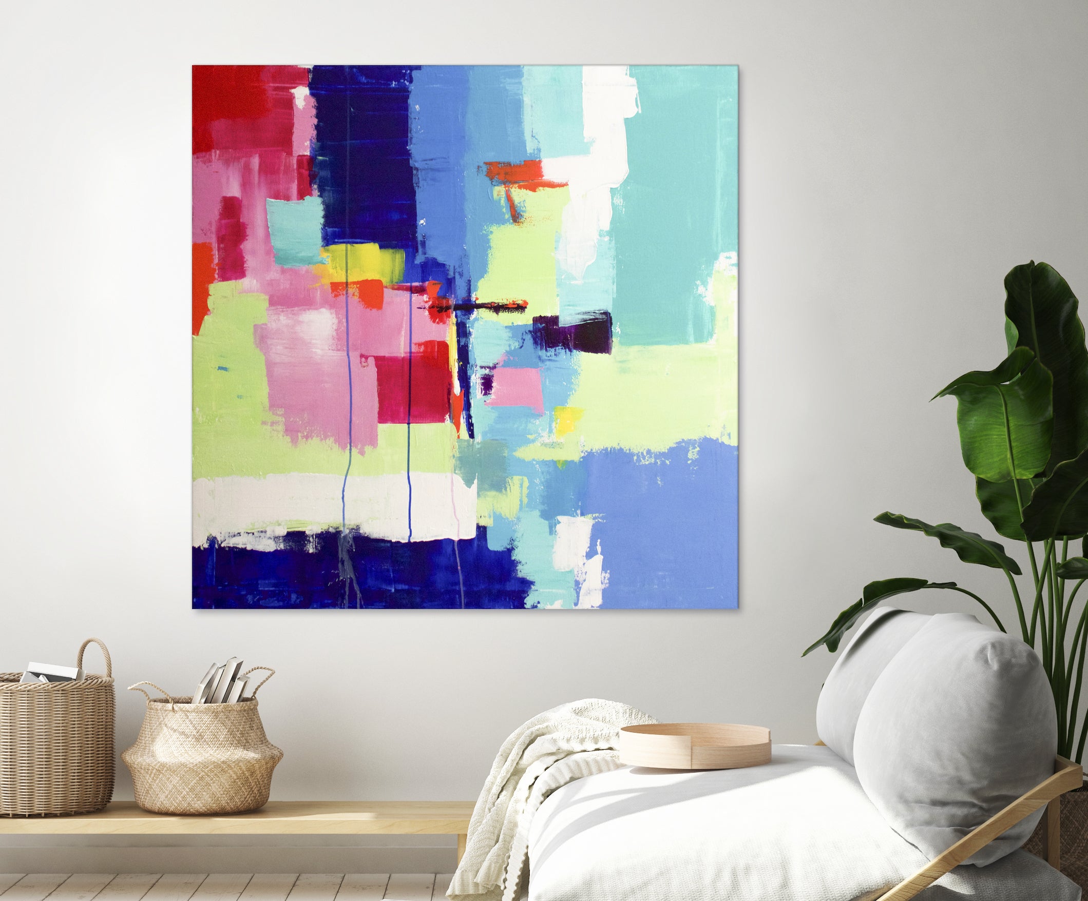 The Colors Life II by Fran Rosado on GIANT ART - white mixed media