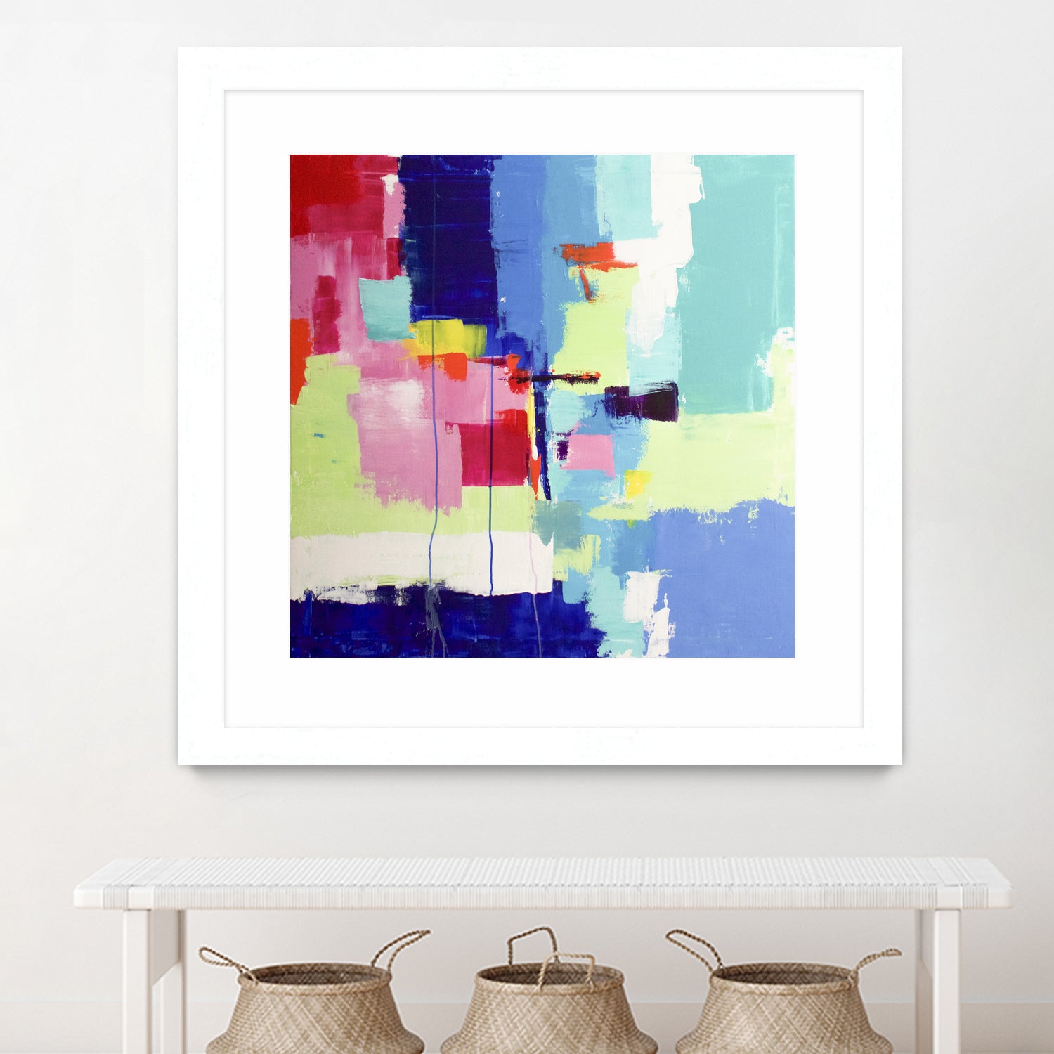 The Colors Life II by Fran Rosado on GIANT ART - white mixed media