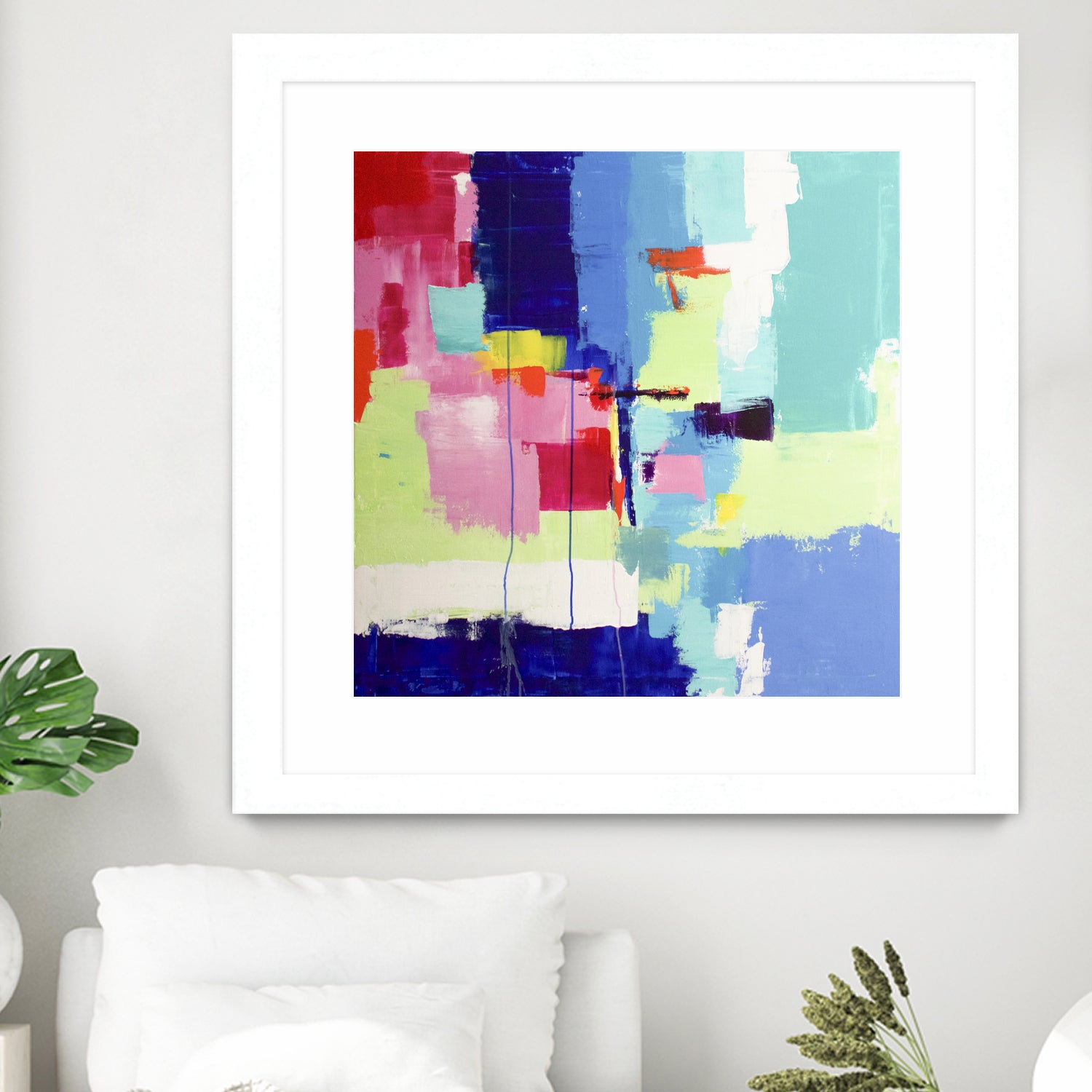 The Colors Life II by Fran Rosado on GIANT ART - white mixed media