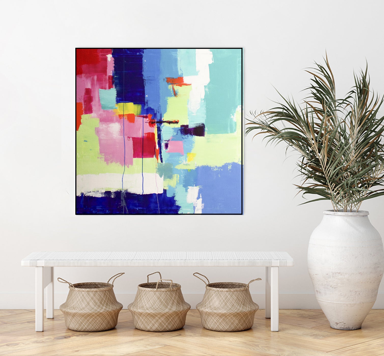 The Colors Life II by Fran Rosado on GIANT ART - white mixed media