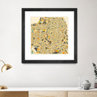 San Francisco map by Jazzberry Blue on GIANT ART - pink vector illustration