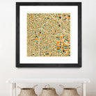 Los Angeles by Jazzberry Blue on GIANT ART - orange vector illustration