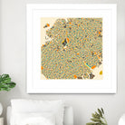 Brooklyn by Jazzberry Blue on GIANT ART - orange vector illustration