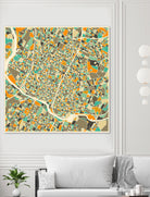 Austin Texas by Jazzberry Blue on GIANT ART - orange vector illustration