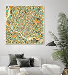 Austin Texas by Jazzberry Blue on GIANT ART - orange vector illustration