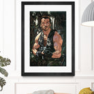 Arnold Schwarzenegger by Nikita Abakumov on GIANT ART - green digital painting