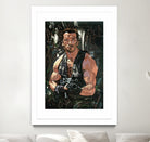 Arnold Schwarzenegger by Nikita Abakumov on GIANT ART - green digital painting