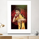 Bruce Lee by Nikita Abakumov on GIANT ART - red digital painting