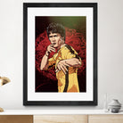 Bruce Lee by Nikita Abakumov on GIANT ART - red digital painting