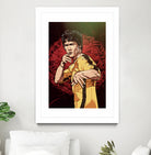 Bruce Lee by Nikita Abakumov on GIANT ART - red digital painting