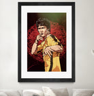 Bruce Lee by Nikita Abakumov on GIANT ART - red digital painting