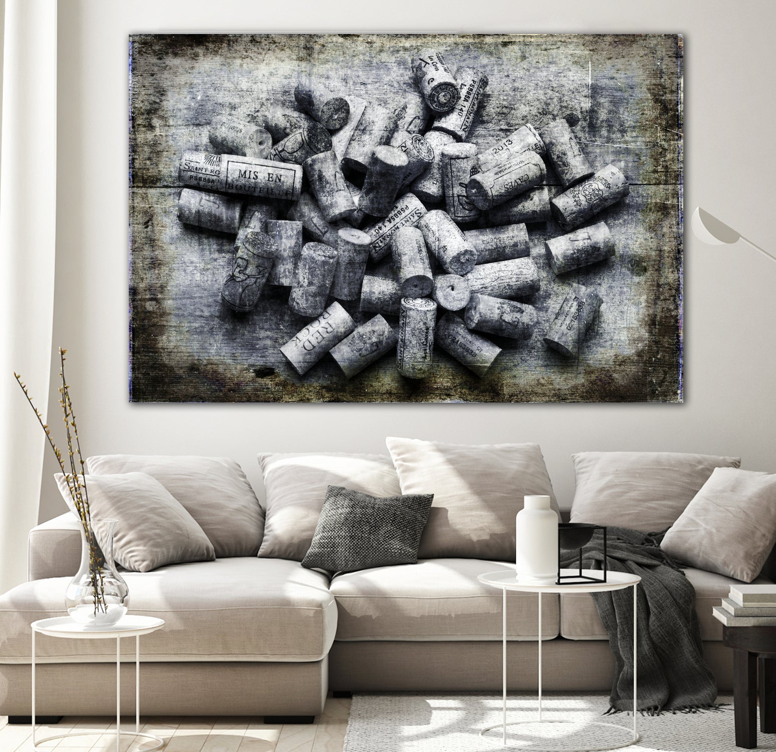 Wine Corks by David Hare on GIANT ART - gray photo illustration