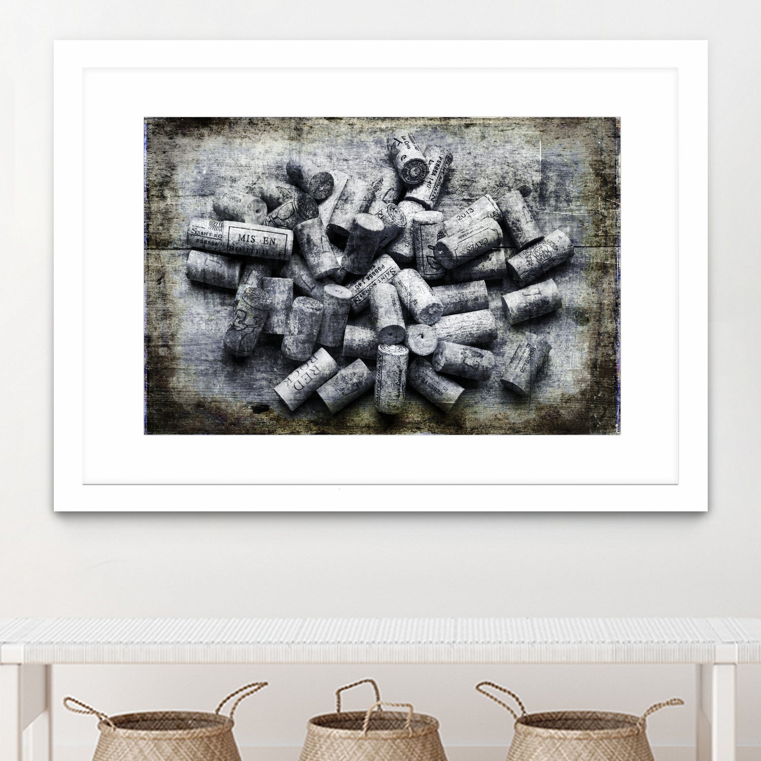 Wine Corks by David Hare on GIANT ART - gray photo illustration