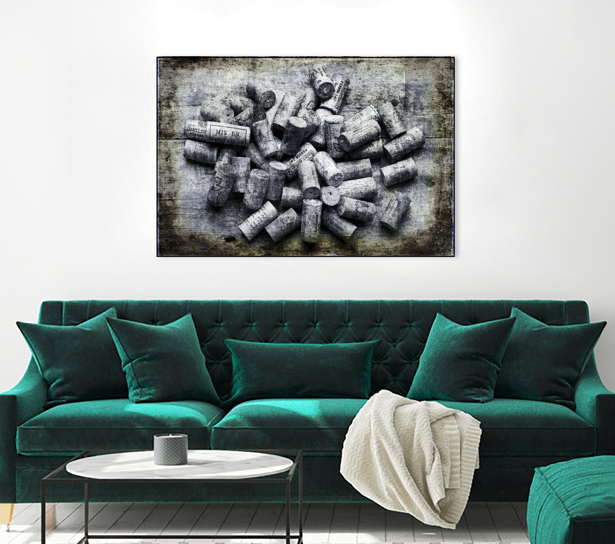 Wine Corks by David Hare on GIANT ART - gray photo illustration