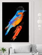 Lord Birdy by Robert Farkas on GIANT ART - blue digital painting