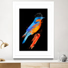 Lord Birdy by Robert Farkas on GIANT ART - blue digital painting