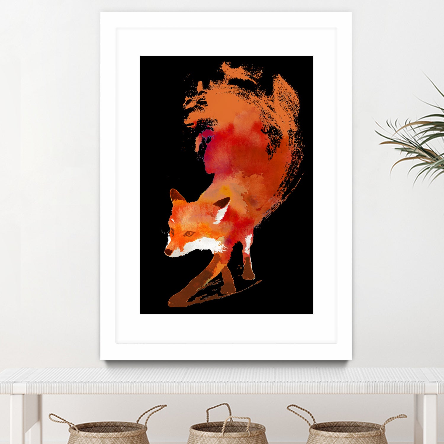 Vulpes Vulpes by Robert Farkas on GIANT ART - red digital painting