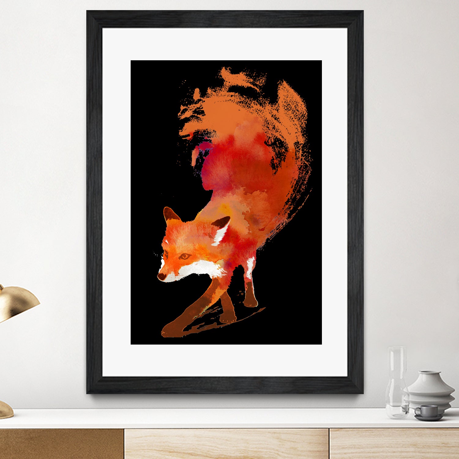 Vulpes Vulpes by Robert Farkas on GIANT ART - red digital painting