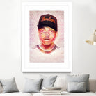 Chance the Rapper by Brandon Spahn on GIANT ART - orange digital painting