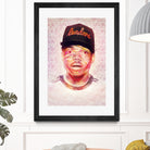 Chance the Rapper by Brandon Spahn on GIANT ART - orange digital painting