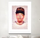 Chance the Rapper by Brandon Spahn on GIANT ART - orange digital painting