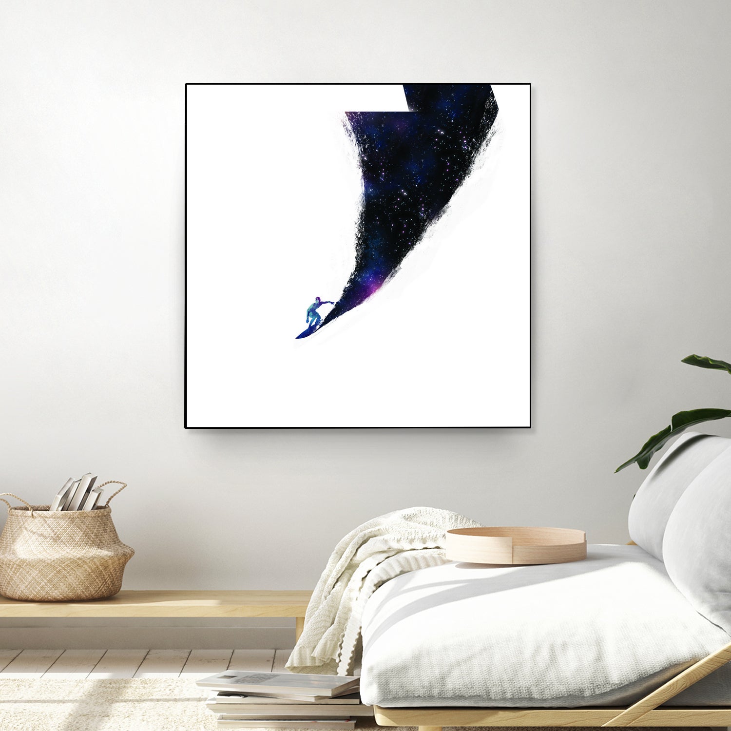 Surfin' in the universe by Robert Farkas on GIANT ART - fuchsia digital painting