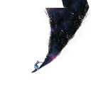 Surfin' in the universe by Robert Farkas on GIANT ART - fuchsia digital painting