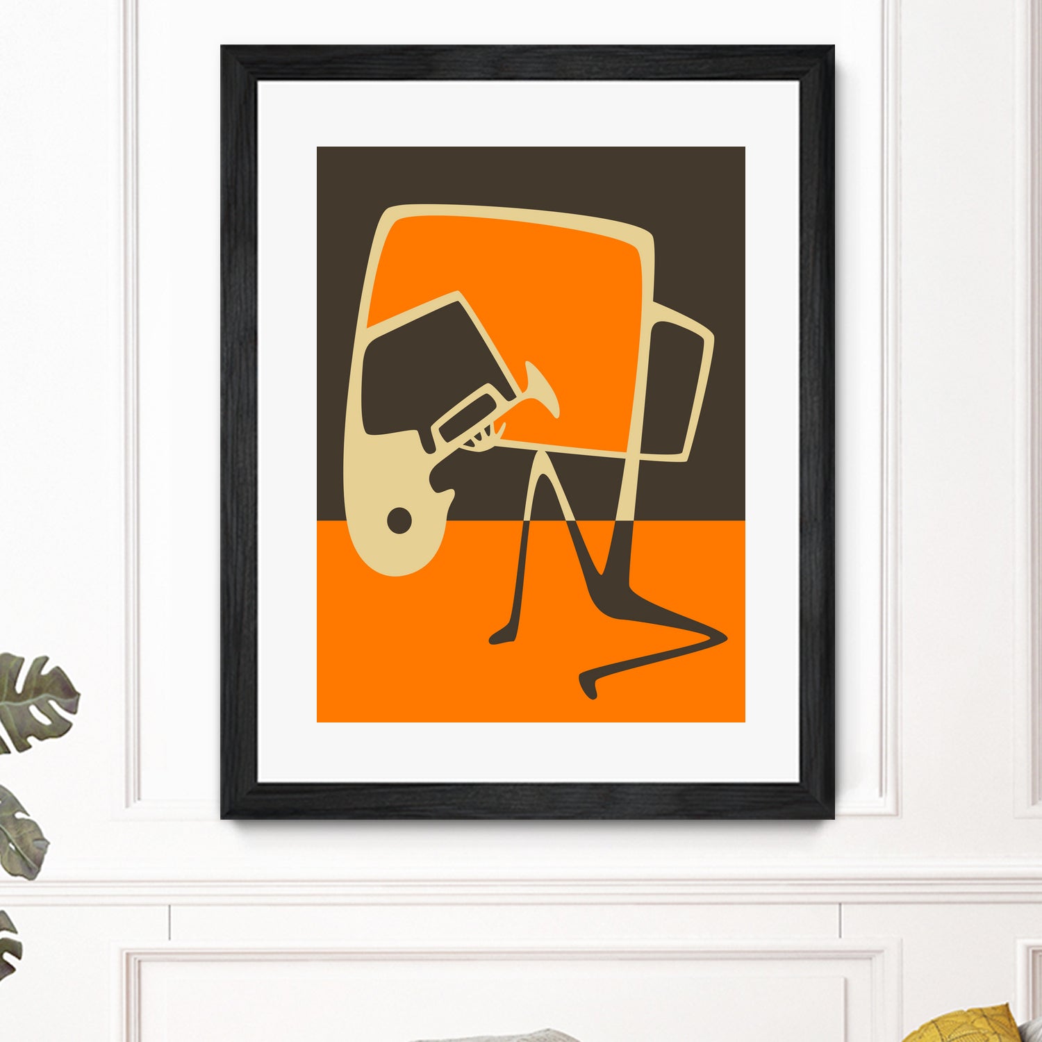 The Blues' Horn by Jazzberry Blue on GIANT ART - orange vector illustration