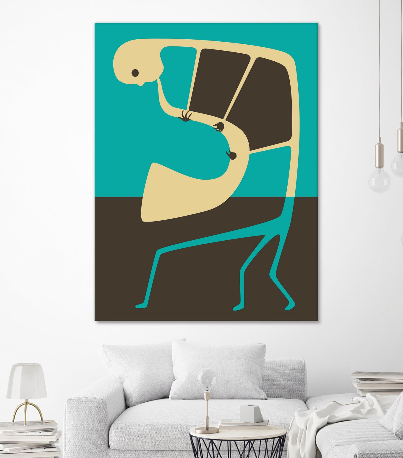 The Blues' Sax by Jazzberry Blue on GIANT ART - blue vector illustration