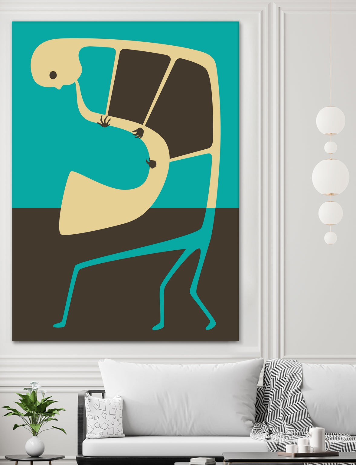 The Blues' Sax by Jazzberry Blue on GIANT ART - blue vector illustration