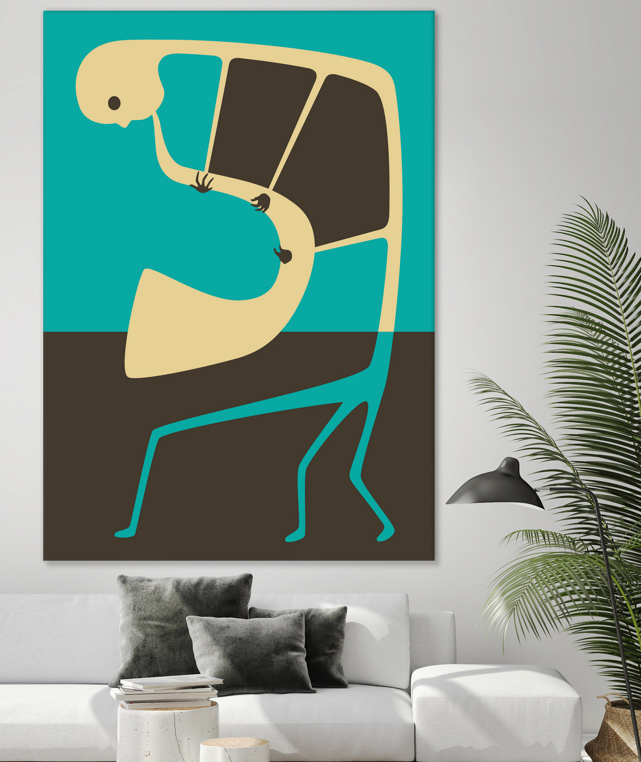 The Blues' Sax by Jazzberry Blue on GIANT ART - blue vector illustration