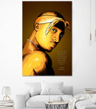 Tupac Shakur by Dan Avenell on GIANT ART - yellow digital painting