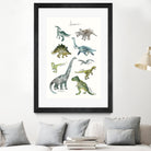 Dinosaurs by Amy Hamilton on GIANT ART - green mixed media