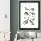 Dinosaurs by Amy Hamilton on GIANT ART - green mixed media