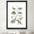 Dinosaurs by Amy Hamilton on GIANT ART - green mixed media