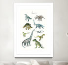 Dinosaurs by Amy Hamilton on GIANT ART - green mixed media