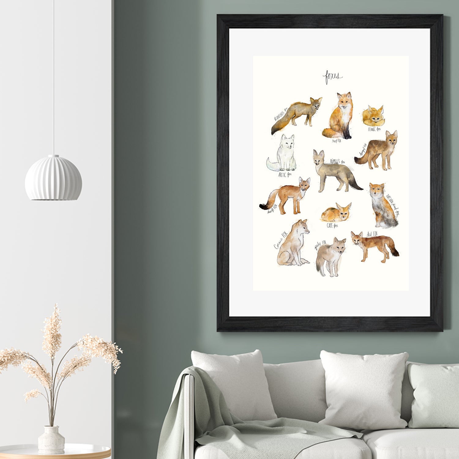 Foxes by Amy Hamilton on GIANT ART - brown mixed media