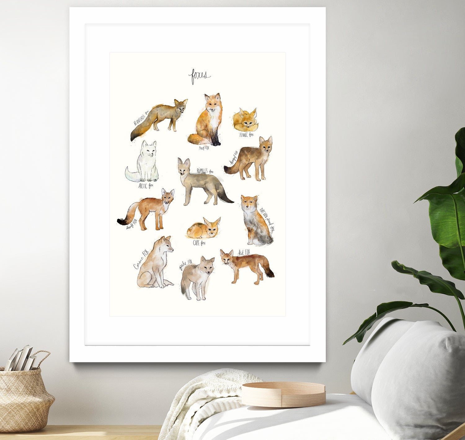 Foxes by Amy Hamilton on GIANT ART - brown mixed media