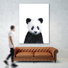 Little Panda by Amy Hamilton on GIANT ART - white digital painting