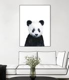 Little Panda by Amy Hamilton on GIANT ART - white digital painting