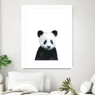 Little Panda by Amy Hamilton on GIANT ART - white digital painting