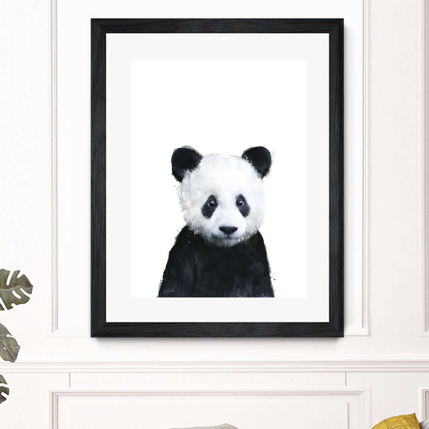 Little Panda by Amy Hamilton on GIANT ART - white digital painting