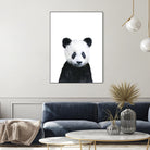 Little Panda by Amy Hamilton on GIANT ART - white digital painting